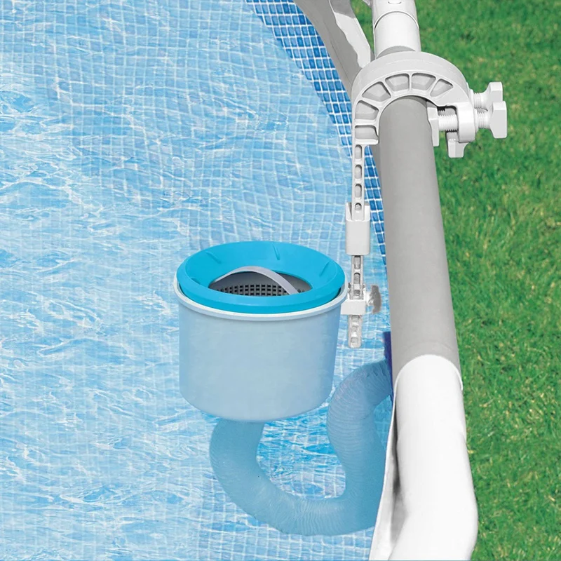 NALFI-Pool Wall Mount Automatic Pool Surfaces Skimmer For Above Ground Pools With Filter Pumps 530 Gallons And Up