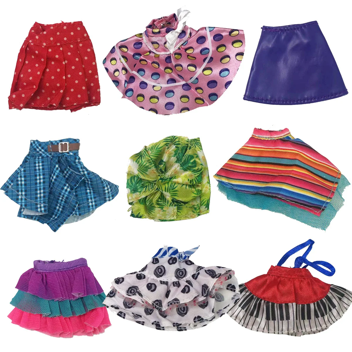 Classic Dance Doll Skirt Short Panties 1/6 Colorful Doll Decors Original Monstering Bratss Doll Costumes