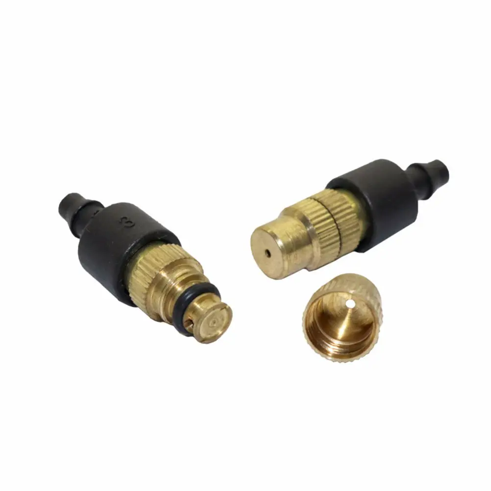 24 Atomizing Nozzle Irrigation Tool Copper Adjustable Capillary Sprayer 1 3kg Pressure 0.7 0.9L 1 4M Jet Diameter