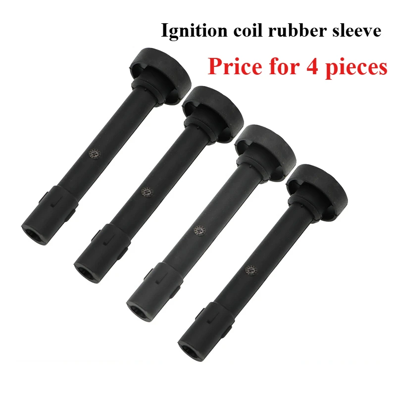 

For Great Wall Haval H6 1.5T Ignition Coil Rubber Sleeve H2 Tengyi C50 Fengguang 580 Spark Plug Connecting Rod 4pcs