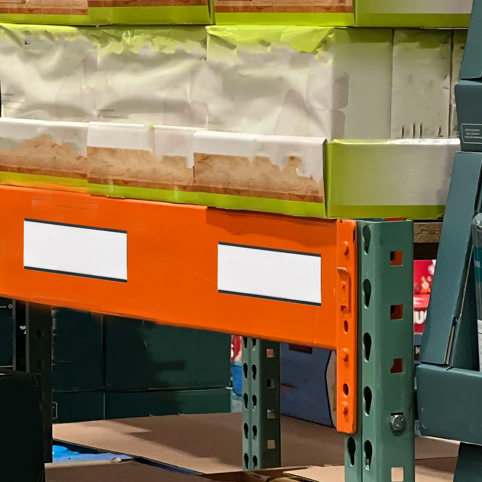 10 ensembles de porte-étiquettes magnétiques, protecteurs en plastique transparent, Surface d'écriture lisse, Organization efficace, tableau blanc, armoires de réfrigérateur