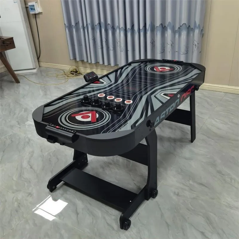 Table Ice Hockey Machine Table Top Air Hanging Ball Air Hockey Table Scratch Court Stand Up Folding