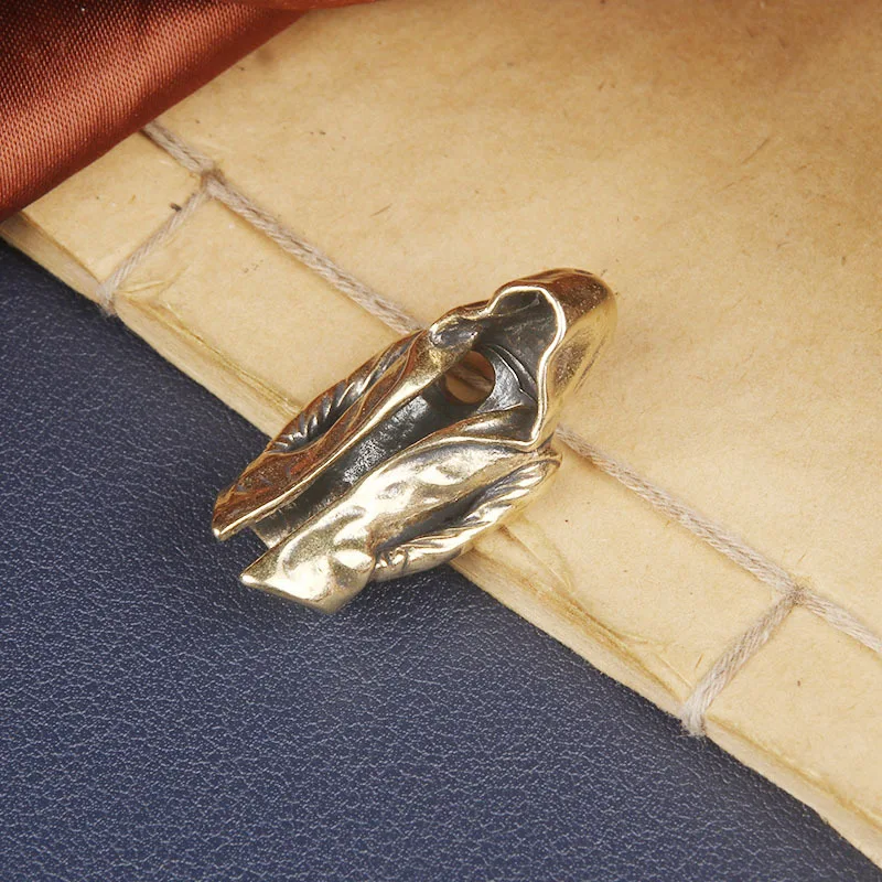 خرزات سكين نحاسية بعباءة، أساور منسوجة يدوياً، إكسسوارات تعليق خارجية - 5