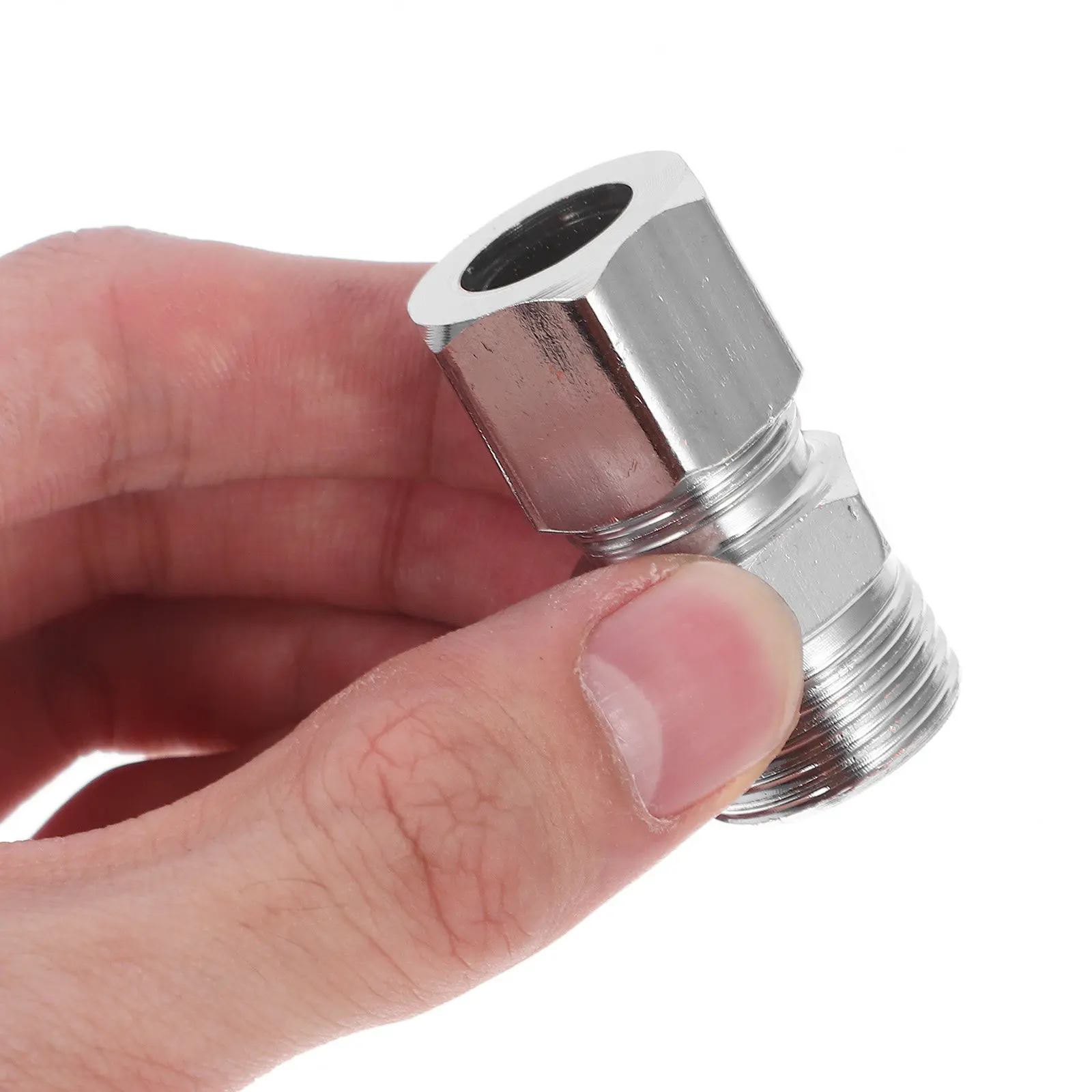 10 pièces, raccords de compression en acier inoxydable, adaptateur de filetage mâle G1/2, raccord de conversion résistant à la haute pression pour conduite de gaz.