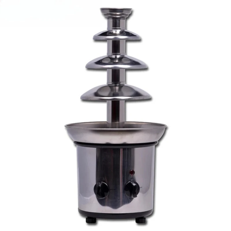 

Buffet Equipment Stainless Steel Melting Tower Waterfall Melting Machine 4 Layers Chocolate Fountain Wedding Party