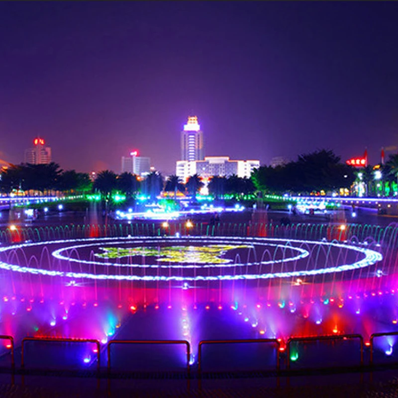 Fountain Light 4-wire External Control RGB LED Underwater Light RGB LED Spotlight IP68 Multi Color Changing Swimming Pool Lamp