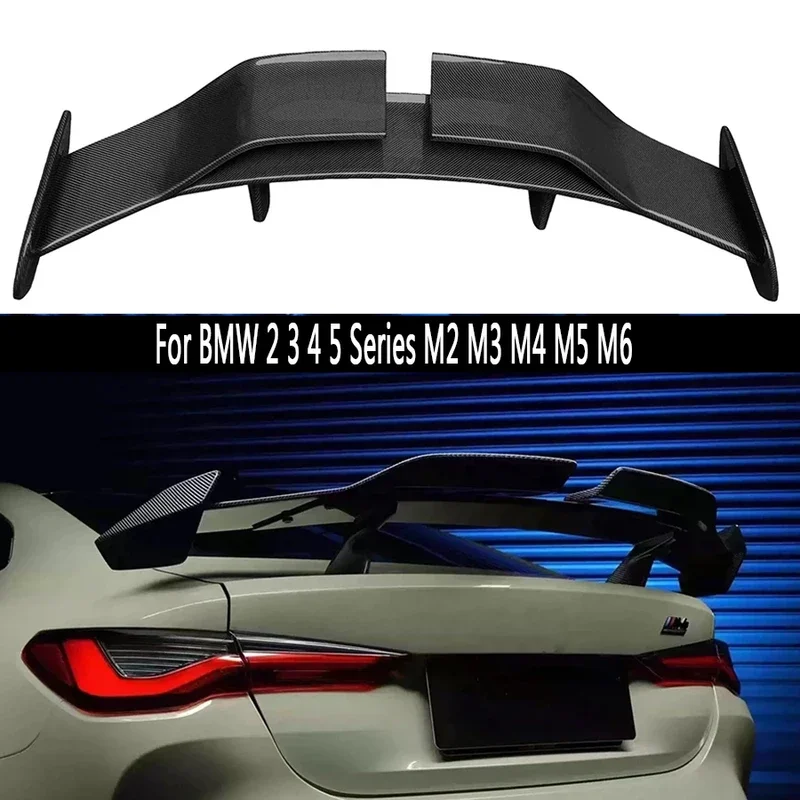 

Для BMW M2 F87 G87 M2C M3 F80 M4 F82 M5 F90 хвостовые плавники из углеродного волокна, задний спойлер багажника, направляющее крыло, обновленный кузовный комплект