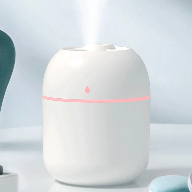 Mini Water Drop USB Air Humidifier Portable Mute Desktop Atomizer for Home Office Bedroom