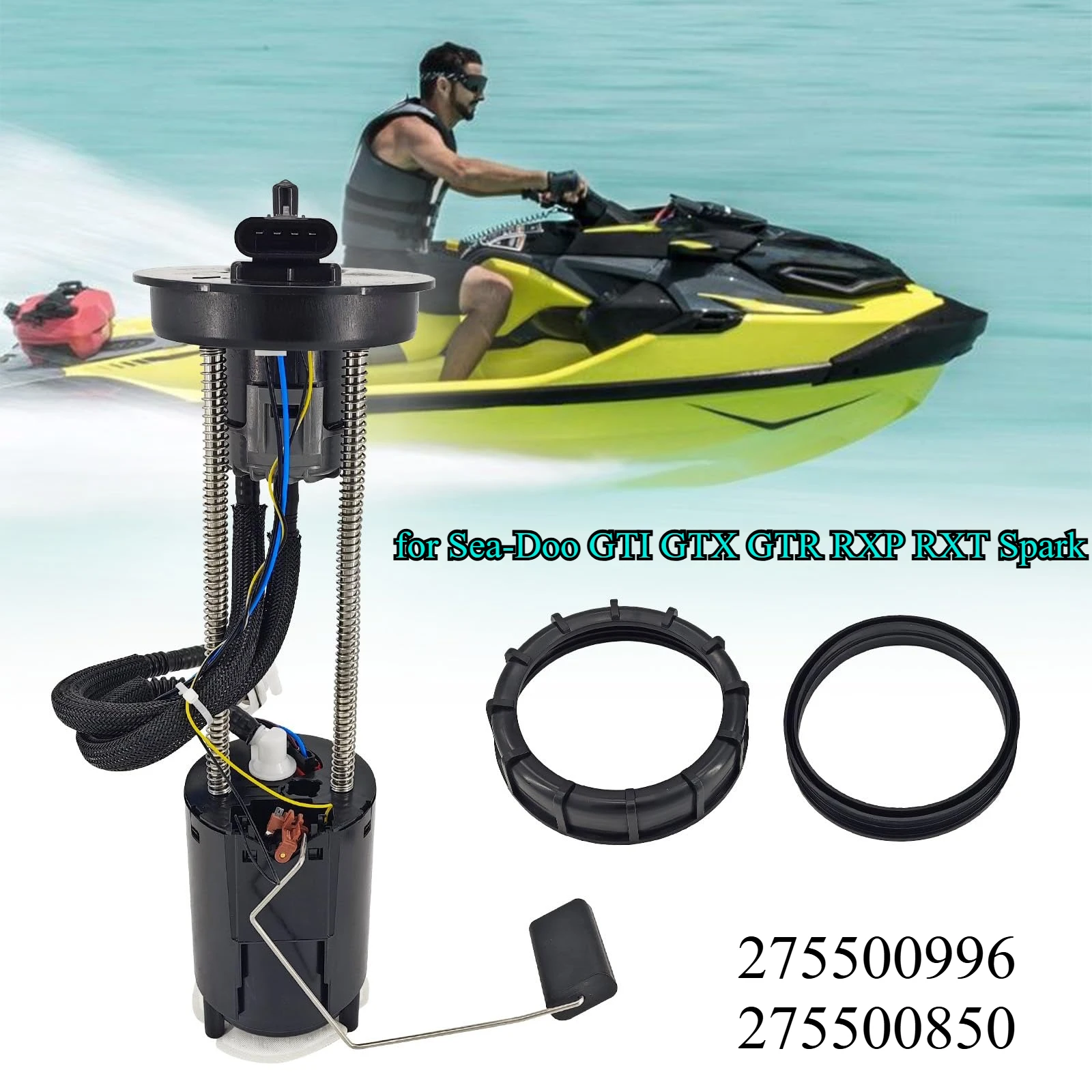 Fuel Pump Assembly for Sea-Doo GTI GTX GTR RXP RXT Spark 275500996 275500850
