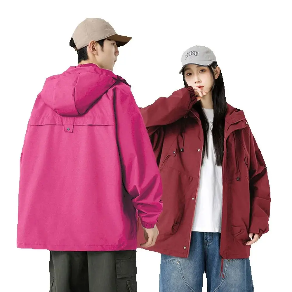 

Spring Autumn Men's Hoodie Jacket, outdoor hiking Hoodie Multi Pocket Waterproof Assault Outwear Couple Jacket