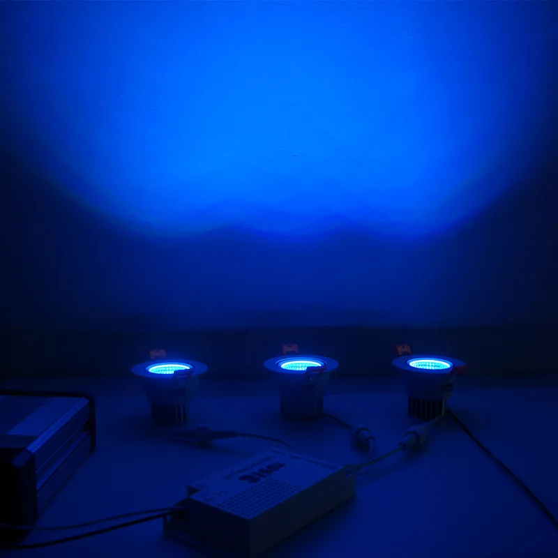 Smart 5W 220V AC DMX512 LED DMX Ceiling Recessed RGB Downlight 24v