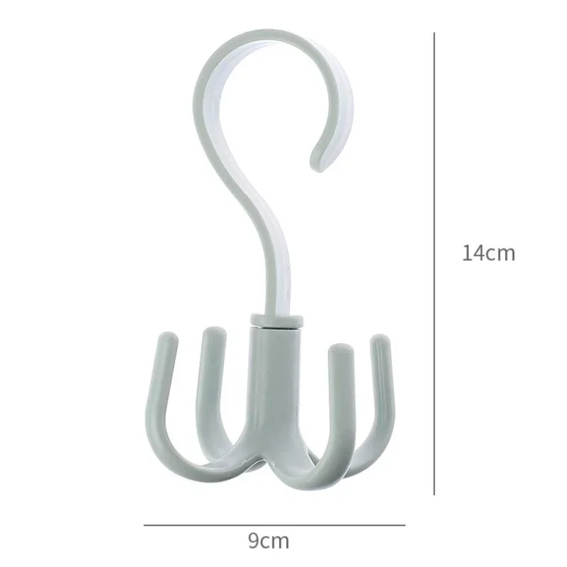 Space Saving Rotated Hanger Hooks Wardrobe Clothes Rack Hanger Organizer Bag Hanger Shoes Belt Scarf Hanging Rack Closet Hanger