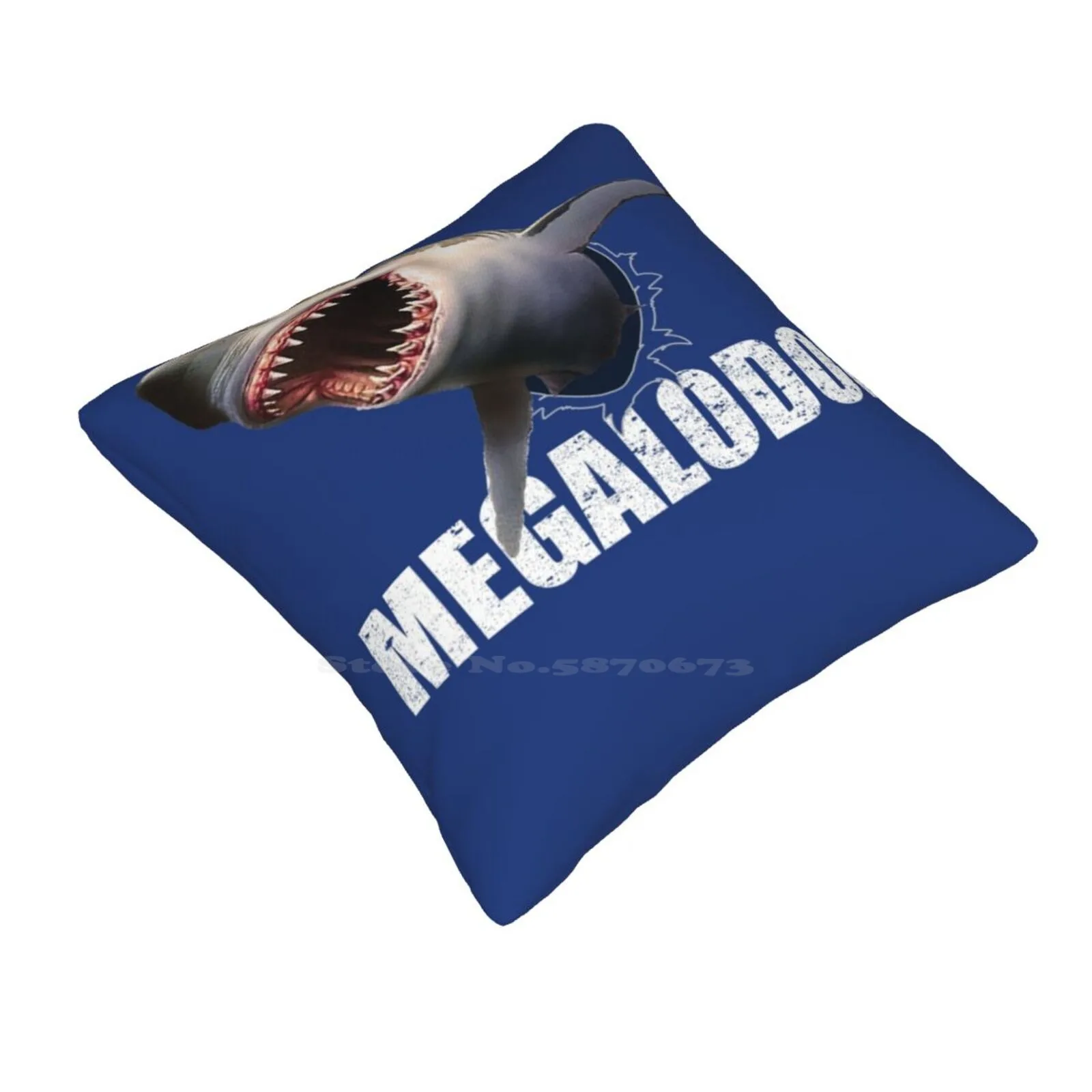 Megalodon Shark Pillows Case Bedroom Home Decoration Prehistoric Extinct Shark Teeth Scary Halloween Megaodon