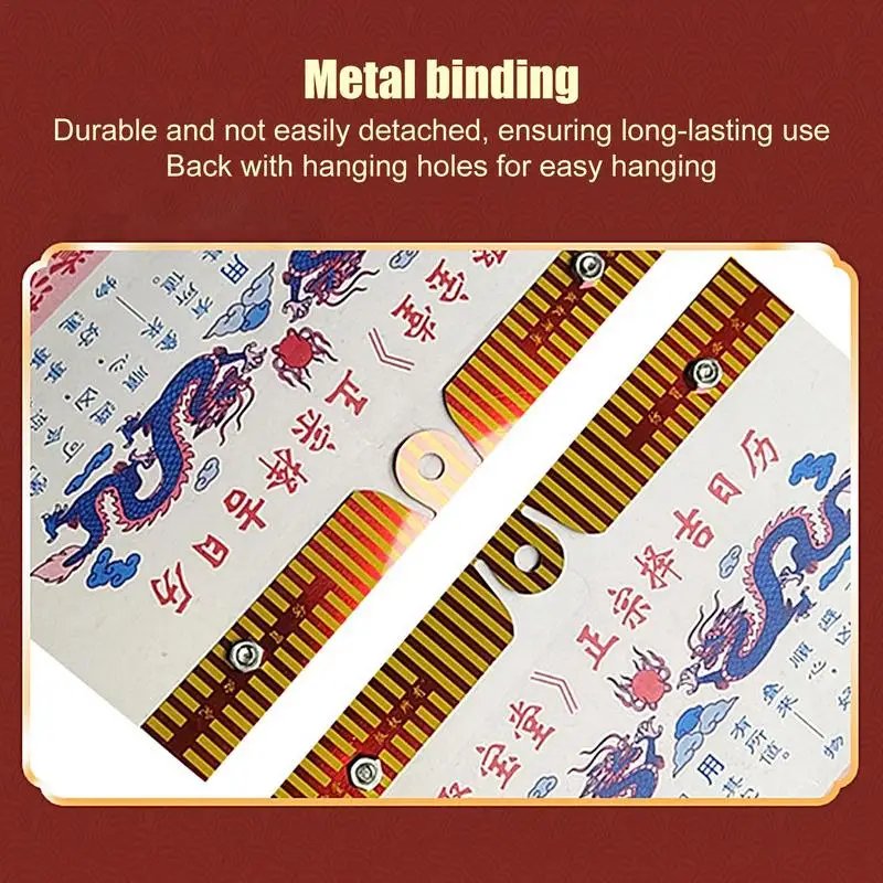 سنة تقويم التنين القمري ، هدية المهرجان ، التقويمات مع ثقوب شماعات ، يوميا ، الربيع