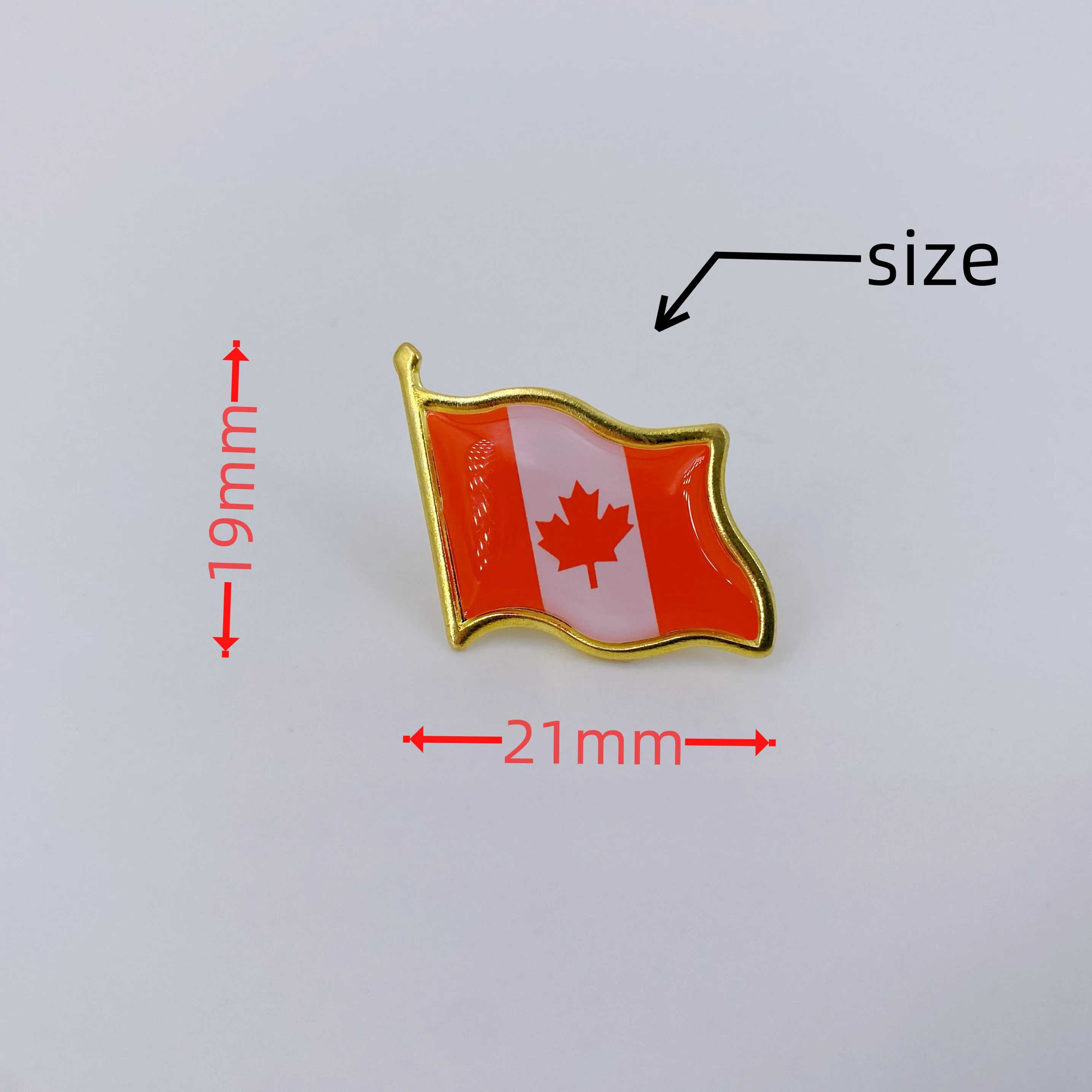 캐나다 국기 옷깃 핀 - 대량 팩 캐나다 국가 상징 배 - Home Decor Canada 리뷰 및 가격