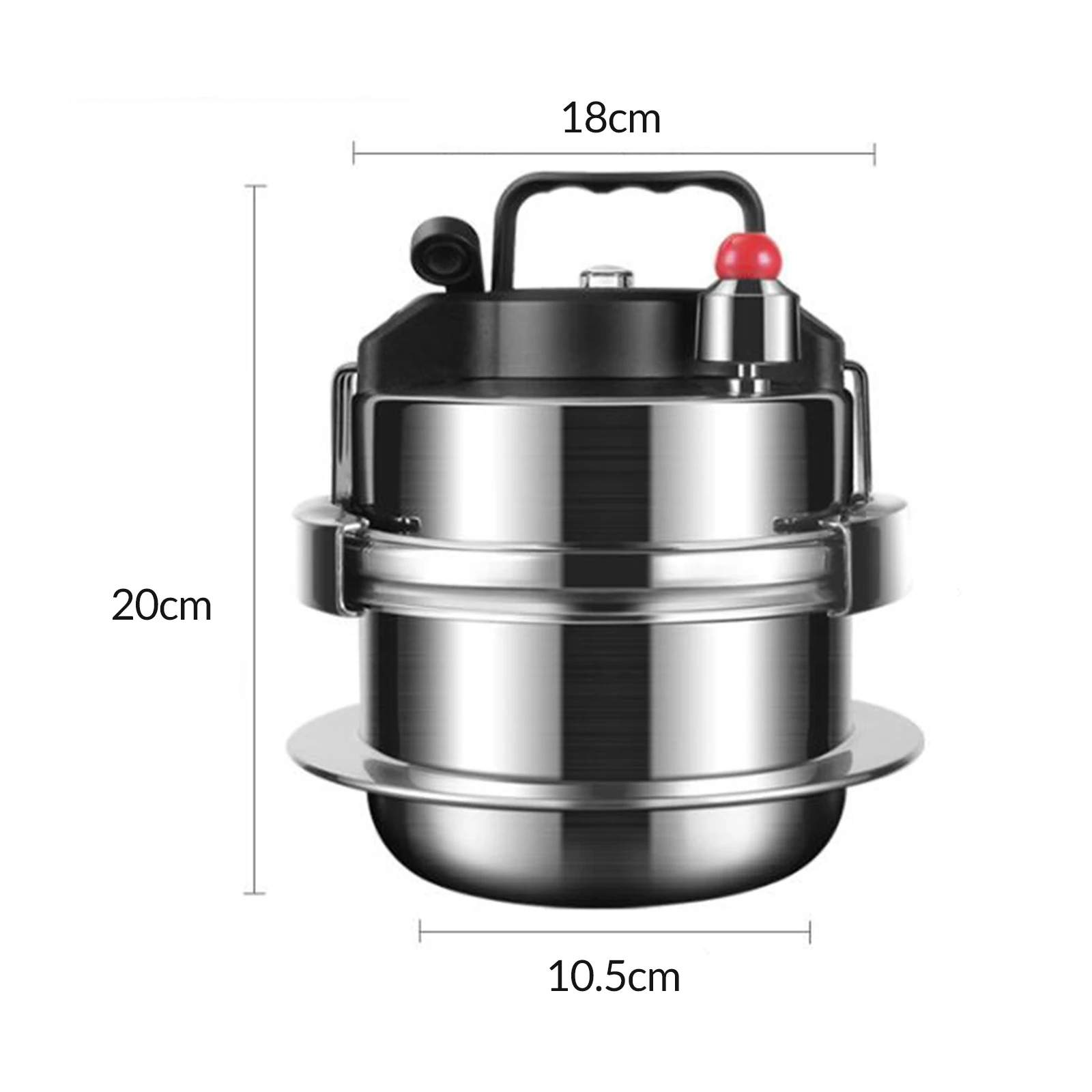 Imagem -06 - Mini Panela de Pressão Portátil Multifunções para Cozinha ao ar Livre Camping Viagens Panela de Arroz 1.2l 1.6l