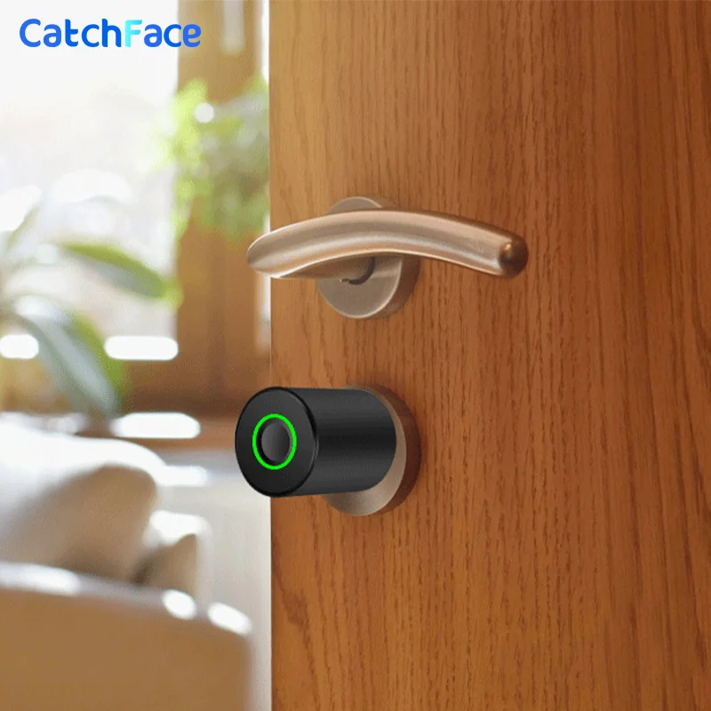 Fingerprint Tuya APP Bluetooth Cylinder Lock Euro Thumbturn Rechargeable Long Battery Life Electronic Smart  Door Lock Digital