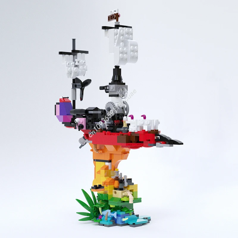 420 قطعة MOC قوس قزح سيتاديل بنة هدية الكريسماس دورات التعلم القائمة على الاستفسار مشروع إبداعي مفصل للغاية #2