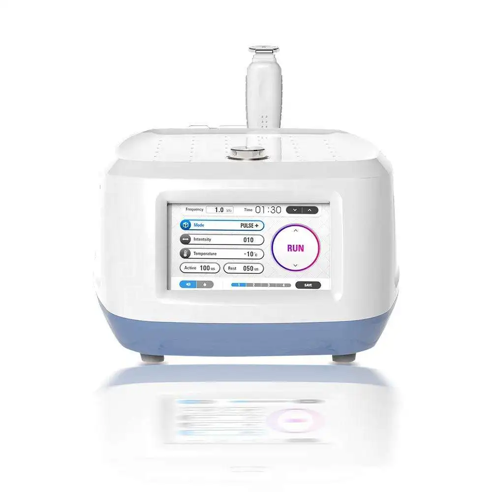 

New Hot Cold Massage With Electroporation System For Skin Tightening Facial Skin Lift Skin Cooling Facial Machine