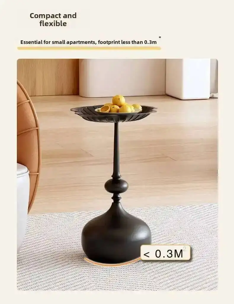 غرفة نوم الإبداعية غرفة المعيشة المنزل طاولة جانبية معدن الحديد جولة بسيطة تخزين وجبة خفيفة أطباق فاكهه طاولة صغيرة السرير تخزين الجدول