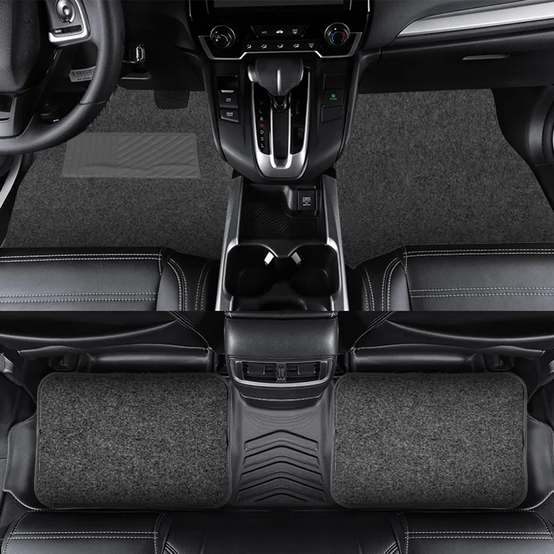 Car Floor Mat,Front & Rear Automotive Carpet Floor Mats Universal Fit for Suvs,Sedans,Vans