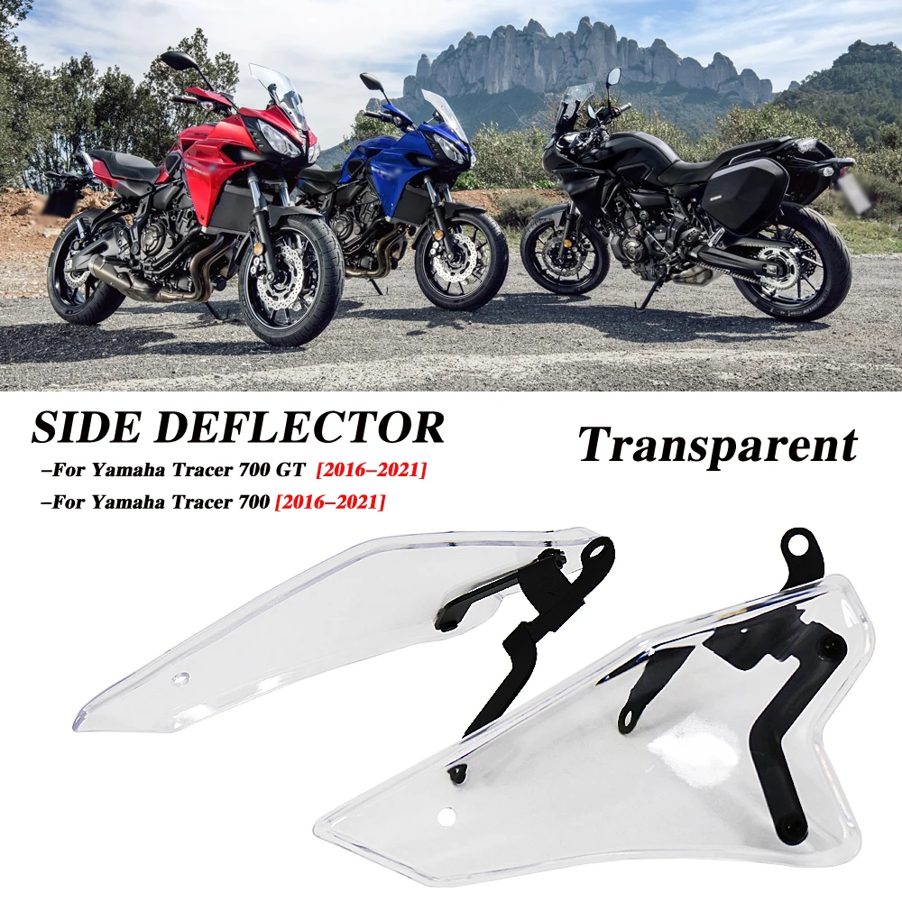 

Motorcycle Side Window Deflector Windshield Front Panels For Yamaha Tracer 700/GT MT-07 Tracer GT 2016-2021 2020 2019 2018 2017