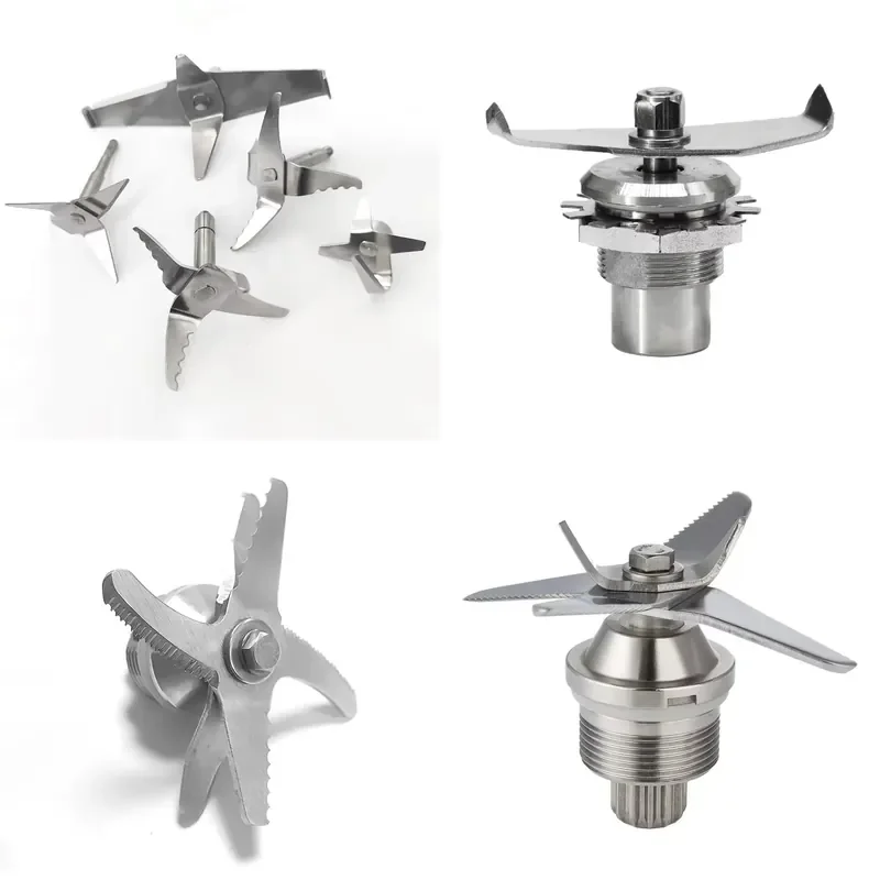 Steel Blade Accessories for Blender 64oz and 32oz Containers Replacement Juicer and Blender Blades