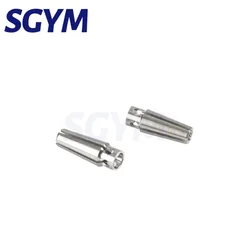 2PCS 3/4/5/6/8mm Wire Rope 316 Stainless Steel Terminal Tension Cable Clamp DIY Fitting Rigging Hardware Balustrade