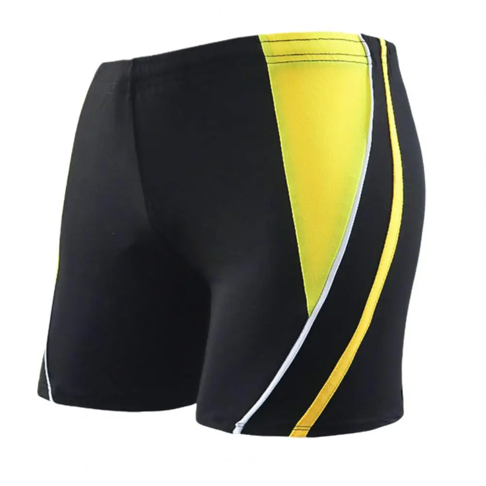 Calção de banho elástica masculina, cueca curta esporte praia, maiô surf, shorts boxer, maiô, verão