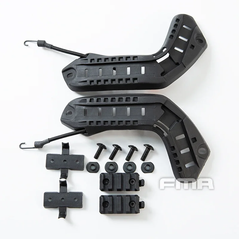 BK/DE/FG اللون التكتيكي النايلون FMA دليل السكك الحديدية OPS سريع الباليستية/BJ/PJ خوذة الملحقات