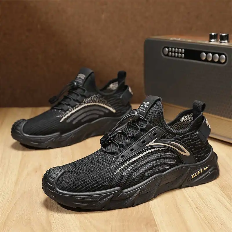 PU Leather Thick Heeled Green Trainers Woven Men Trainers Shoes Trendy Sneakers Sports Racing Athlete 0 Besket Skor Gym view 3