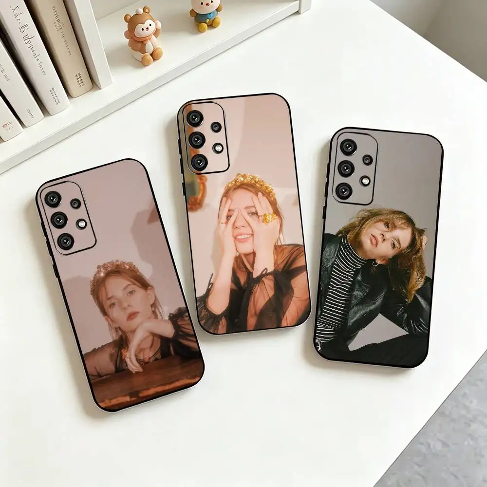 M-Maya H-Hawke Celebrity  Phone Case Black Silicone Soft For Samsung S25,S24,S21,S22,S23,S30,Ultra,S20,Plus,Fe,Lite