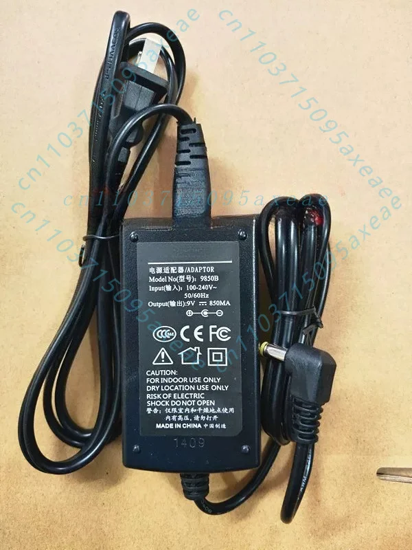 Adaptador de Corriente para CASIO AD-5, Cargador de 9V 1A para Teclado/Piano CT-360 CT-460 CT-640 CT-670 CTK, Conector Negativo Central