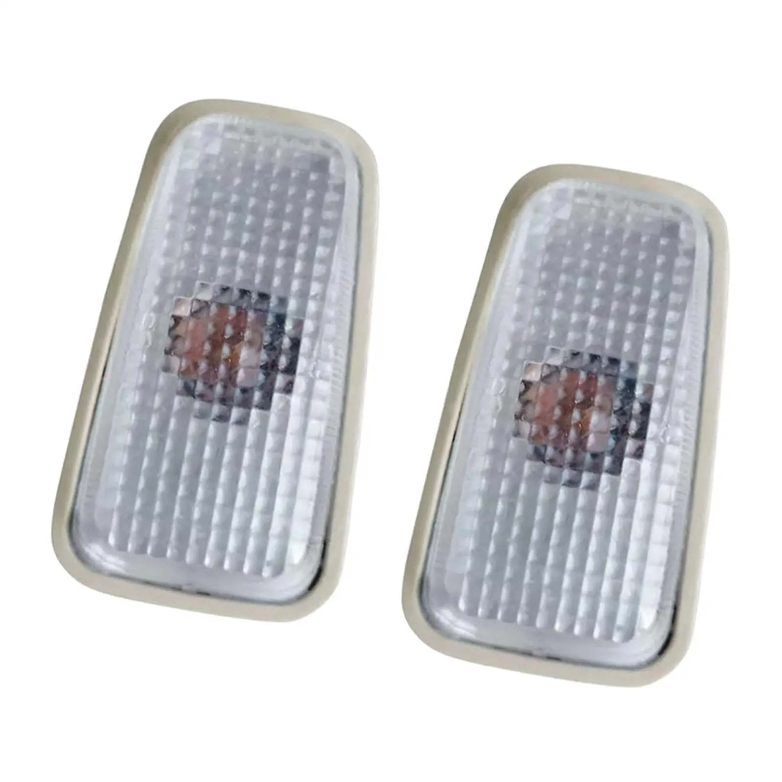 2 Pieces Side Indicator Repeater Lights 9613702180 Replacements 632545 for Peugeot 106 96-03 806 1994-2002 Expert 1994-2003