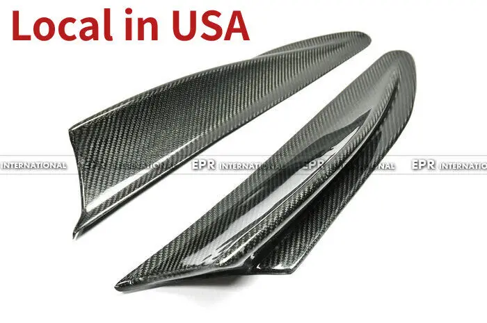 (Local in USA) For Subaru BRZ Toyota FT86 GT86 TR-Style Carbon Fiber 2pcs Front Fender Canards