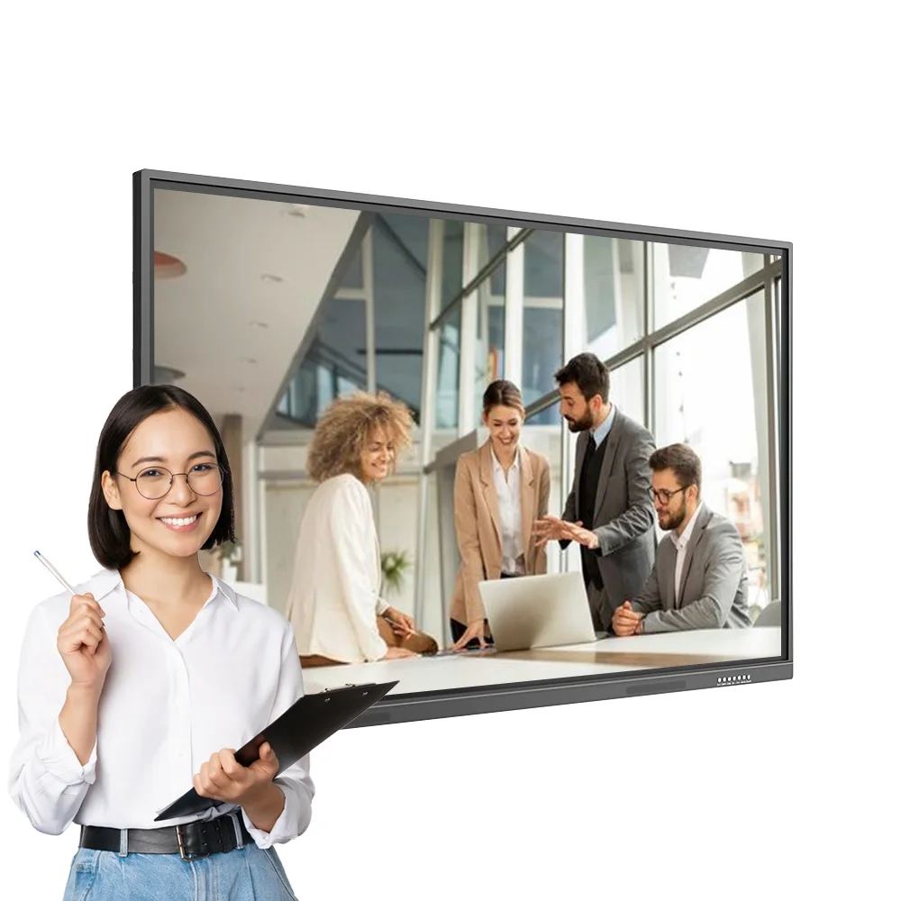 

75 85 Inch Multitouch Screen Wall Mount Whiteboard for School Teaching All in One Digital Panel Smart Portable Interactive Board