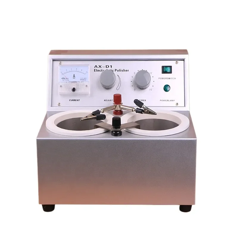 Electric polishing machine for etching stainless steel workpieces