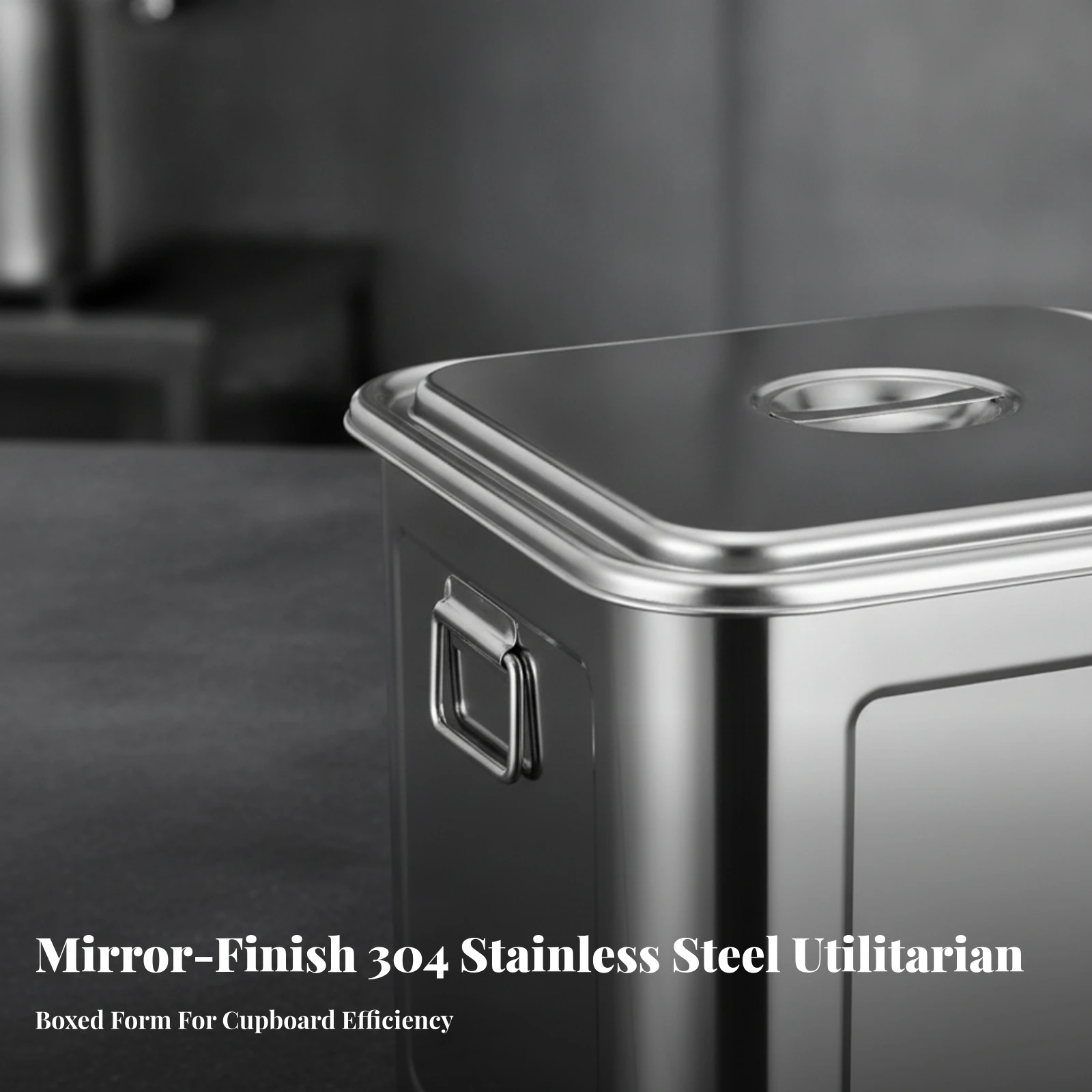 Kulplu Kare Gıda Saklama Kabı, - Food Storage Metal Box incelemesi ve fiyatı