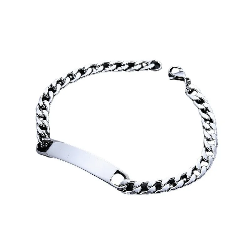 Fashion Metal Bracelets for Men Women Solid Stainless Steel Curb Link Chain For Audi SLine A4 B7 B8 B9 A3 8P 8V 8L A5 A6 C6 C5 view 3