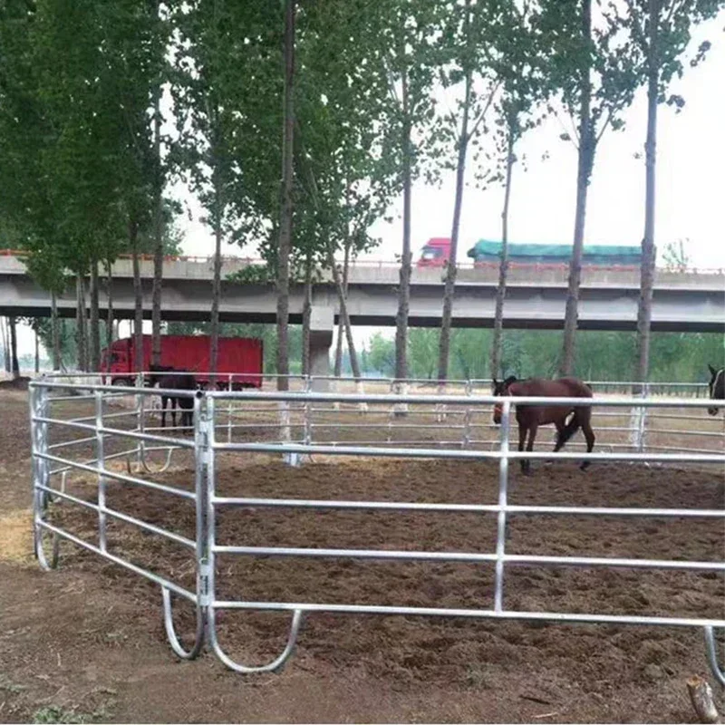 Hot-DIP Galvanized Cattle Pen Fence Animal Husbandry Farm Equipment Galvanized Farm Fence For Animal Cages