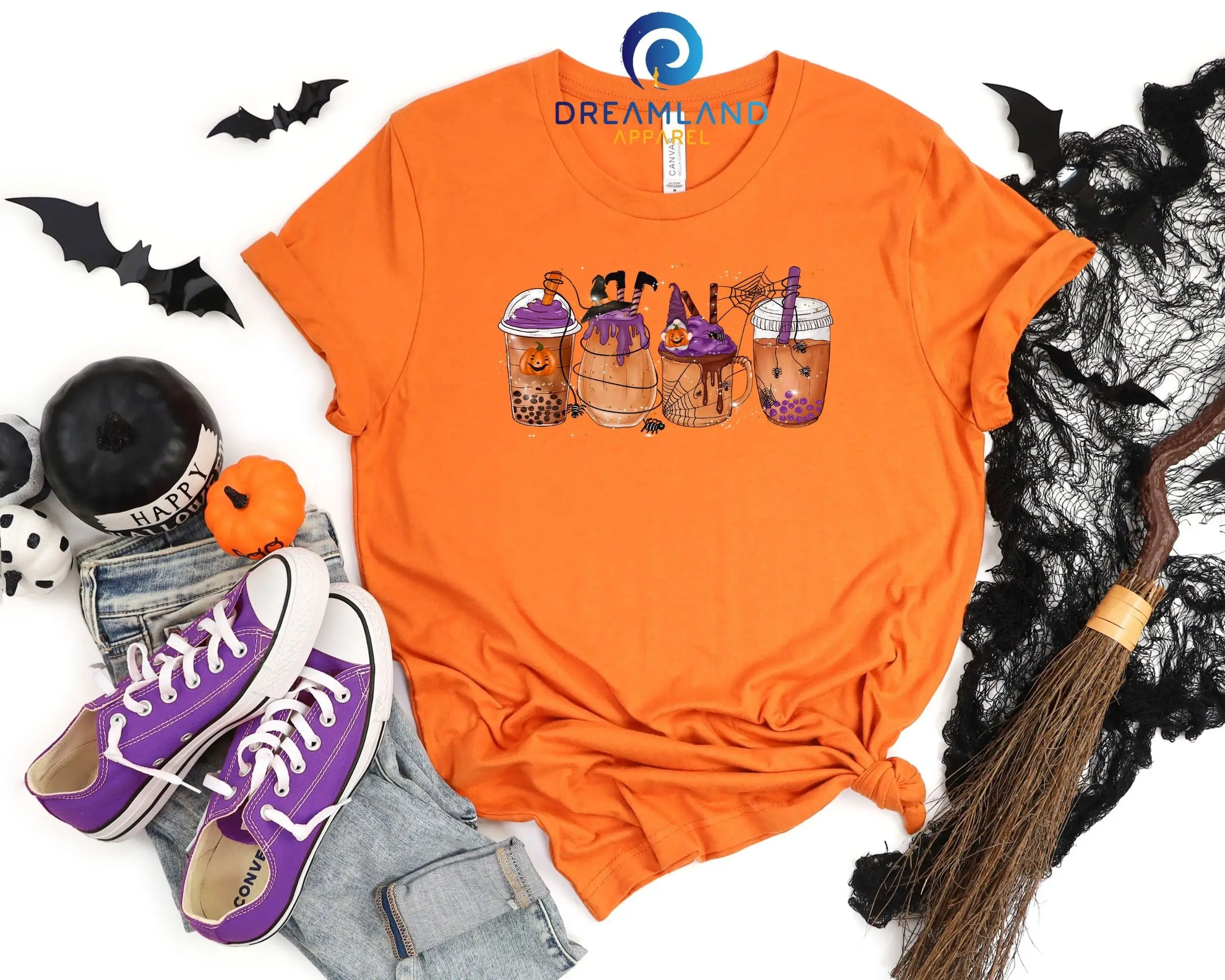 Drinking T shirt Halloween SweaT Spider Web Pumpkin Skeleton Drink Lover Fall Party Funny