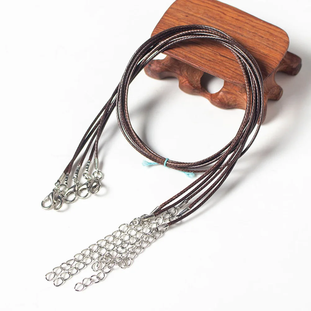 

100 шт., восковая веревка, ожерелья, ремни 1,5 мм, прочные, водонепроницаемые, регулируемая длина, подвески «сделай сам», ювелирные аксессуары