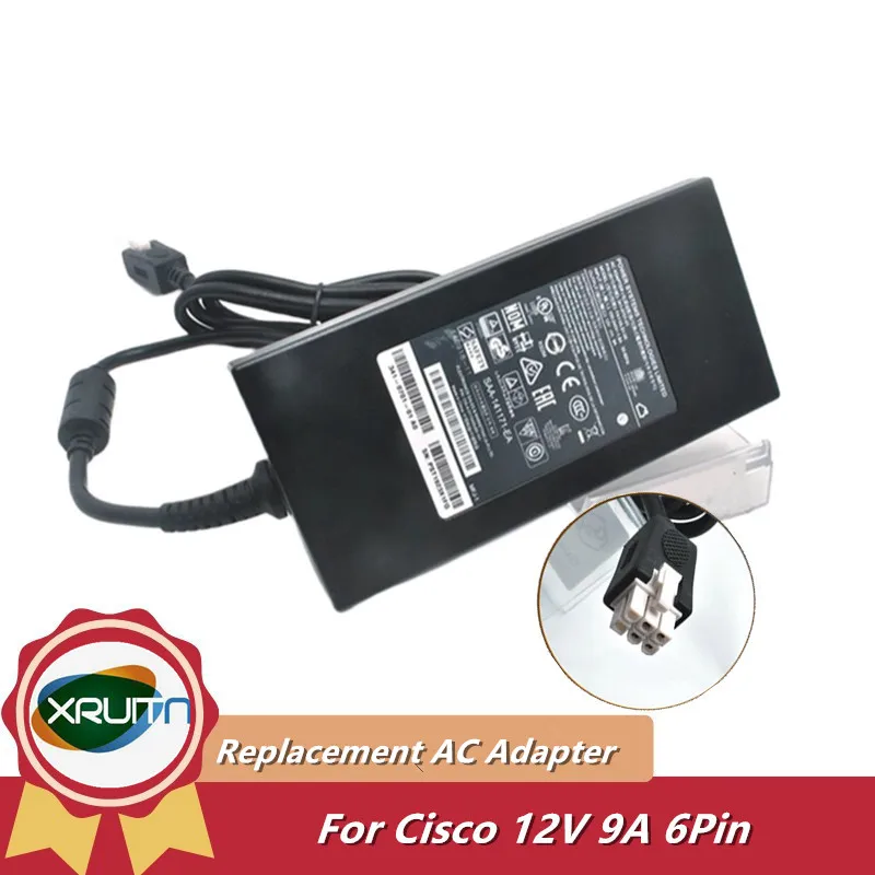 

341-0701-03 FA110LS1-00 AC Adapter 12V 9A Charger for CISCO 4321 ROUTER ISR 4321/K9 PWR-4320 PWR-4320-AC ISR4321 Power Supply