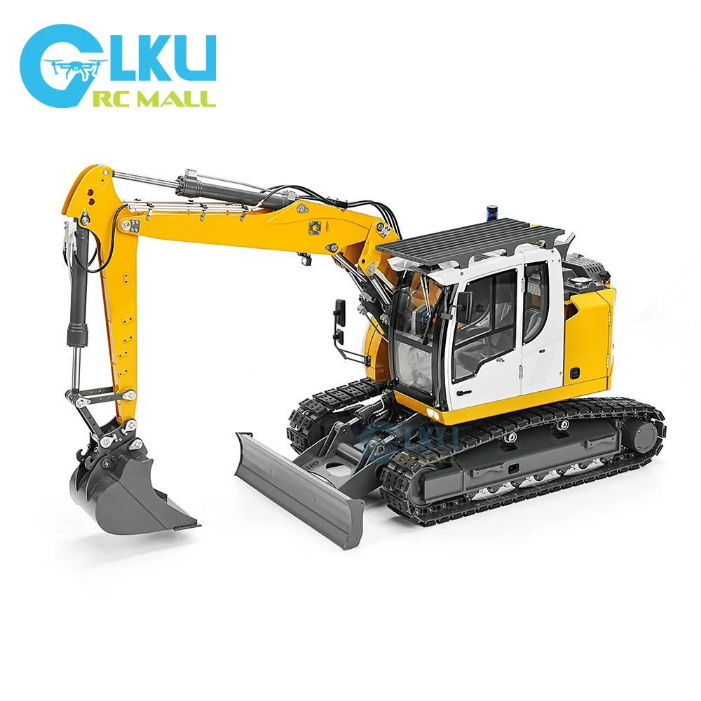 CUT 1/14 high-end simulation custom metal model R914 remote control tailless hydraulic excavator