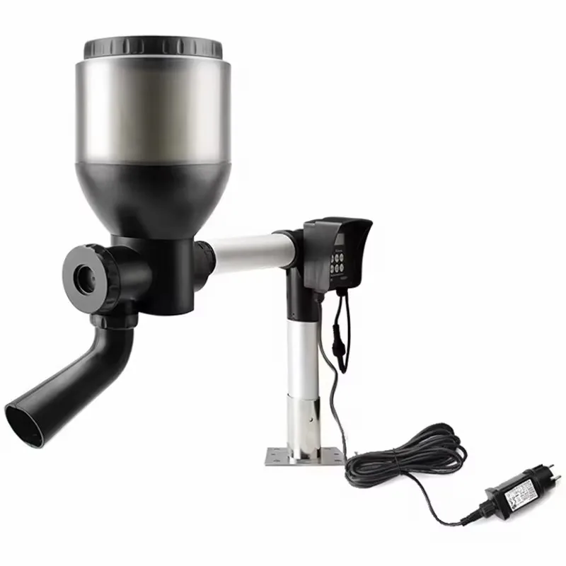 Automatic Fish Feeder Aquarium WIFI Manual Control Timed Ration Feeding High Capacity FD40 FD50 FD85 Fish Tank Pool