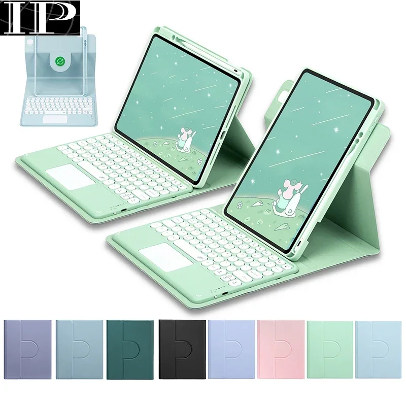 

360° Rotation Keyboard Case for iPad 10th gen 2023 10.9 Air 5 Air 4 Magnetic Case Cover for iPad Pro 11 Air 3 Pro 10.5 10.2 9th