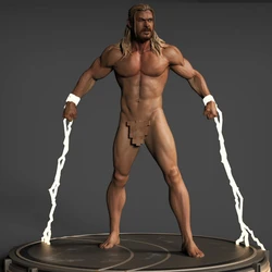 Embarrassed Thor Resin Figure 1/24 Model Kit Unpainted and Unassembled Toys Free Shipping