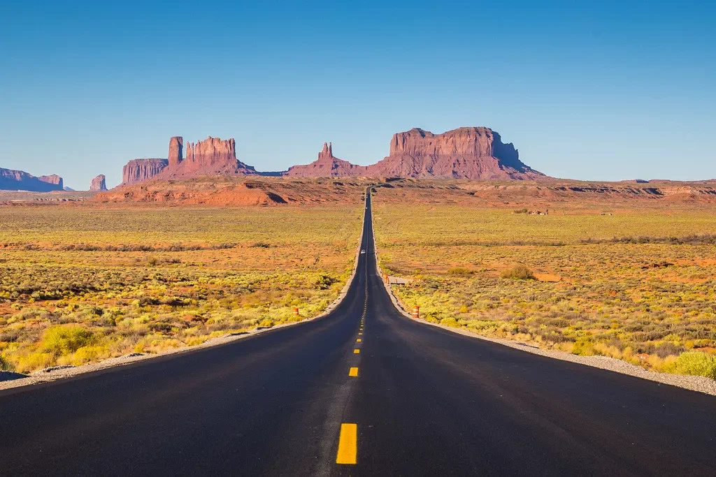 

Monument Valley US Highway 163 at Sunset Photo, Art Film Print Silk Poster, Home Wall Decor