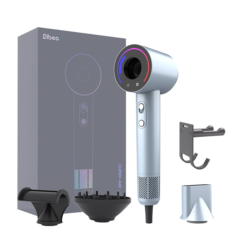 Secador de pelo multifunción de alta velocidad 2025, temperatura constante, nuevo cuidado del cabello de iones negativos para uso doméstico en Hotel