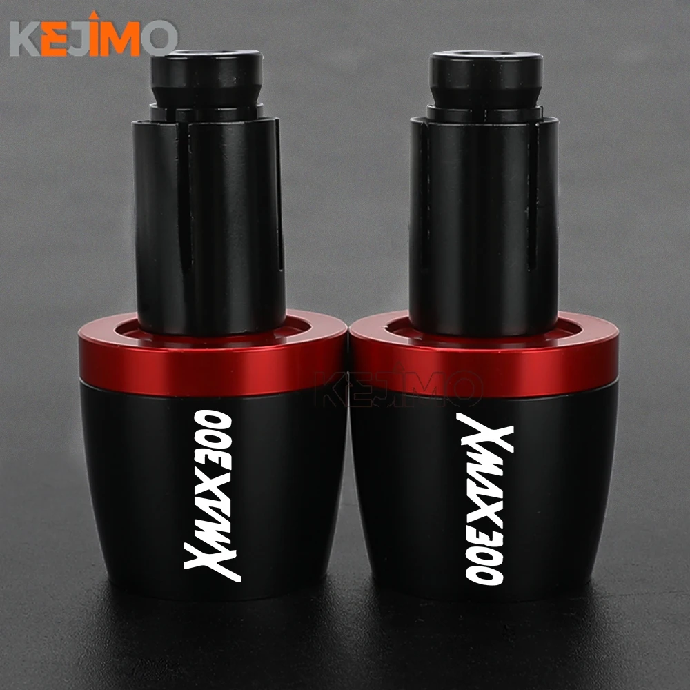 2025 دراجة نارية 22 مللي متر مقود غطاء ينتهي المقود القبضات ينتهي موازنة التوصيل لياماها XMAX300 XMAX 300 2017-2024 2023 2022 #4